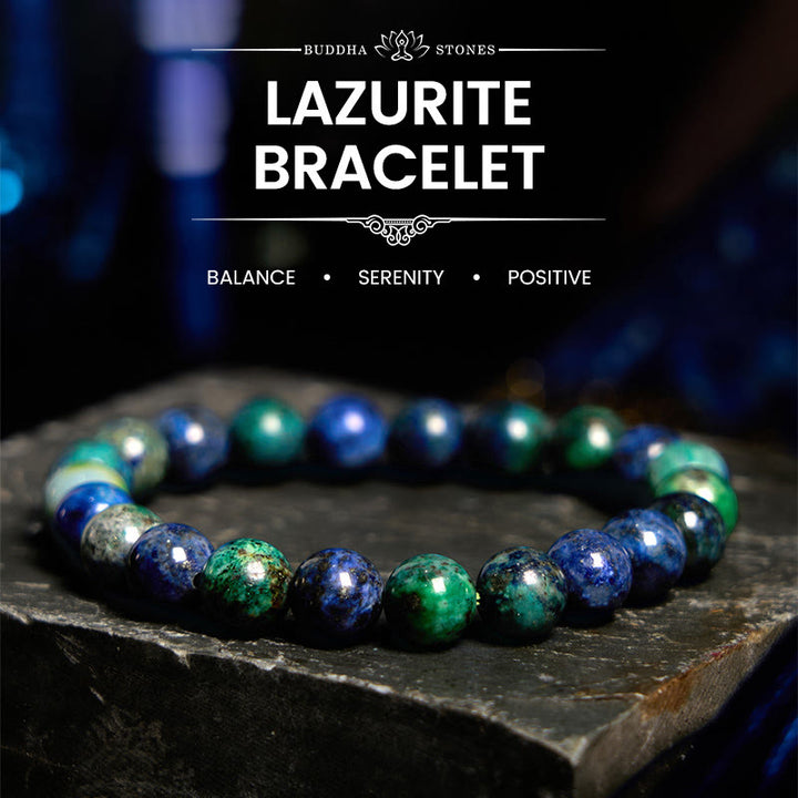 Buddha Stones Lazurite Serenity Bracelet - Lazurite(Wrist Circumference: 14-15cm) - image 0