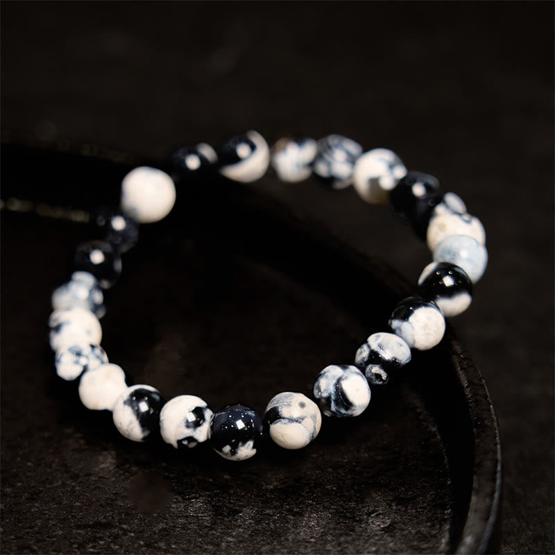 Buddha Stones Orca Agate Protection Bracelet - image 6