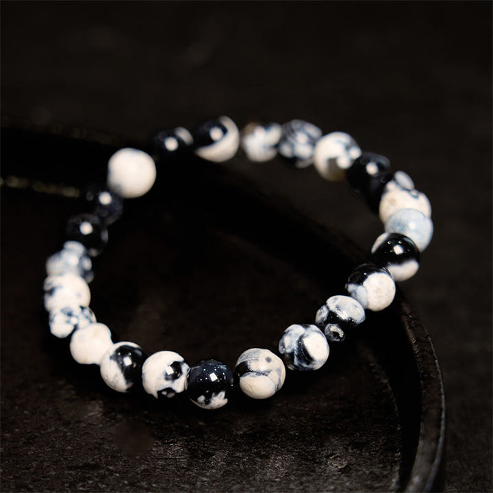 Buddha Stones Orca Agate Protection Bracelet - image 6