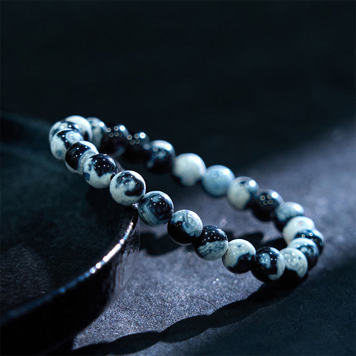 Buddha Stones Orca Agate Protection Bracelet - image 7