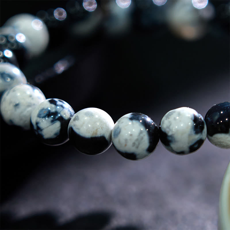 Buddha Stones "May the Stars Guide Your Dreams" Orca Agate Bracelet Includes Gift Message Card - image 12