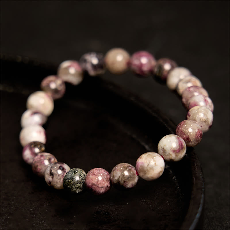 Buddha Stones Plum Blossom Tourmaline Balance Bracelet - image 1