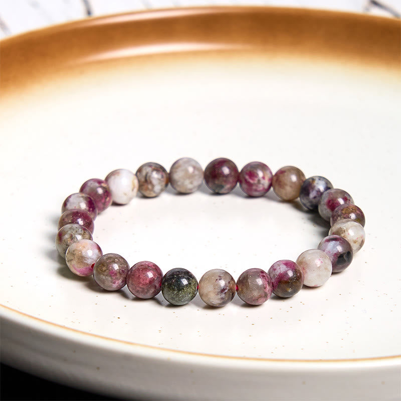 Buddha Stones Plum Blossom Tourmaline Balance Bracelet - image 6