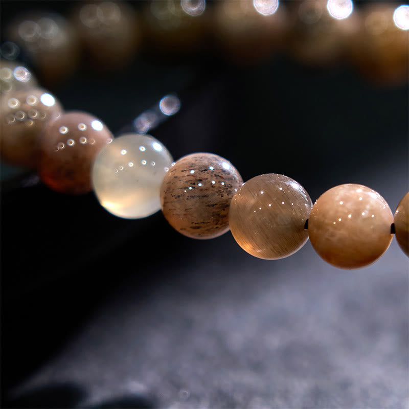 Buddha Stones Black Moonstone Soothing Bracelet - image 6