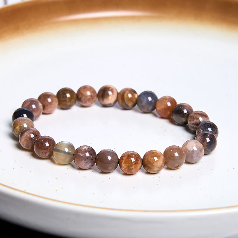 Buddha Stones Black Moonstone Soothing Bracelet - image 7