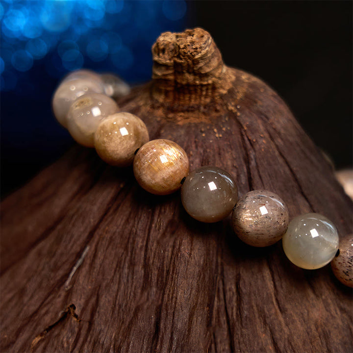 Buddha Stones Black Moonstone Soothing Bracelet - image 3