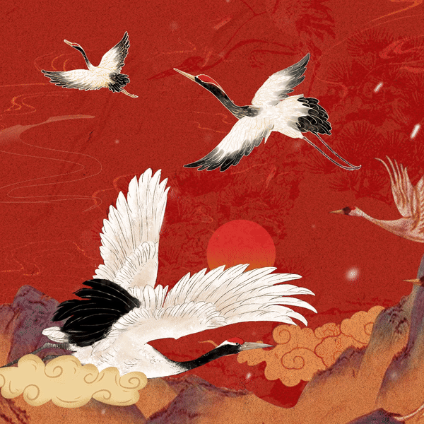 Buddha Stones Crane Print Lycra Fabric Fitness Leggings Women's Yoga Pants - image 1