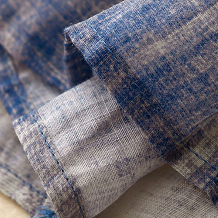 Buddha Stones Tie-Dye Button Long Sleeve Cotton Shirt - image 7