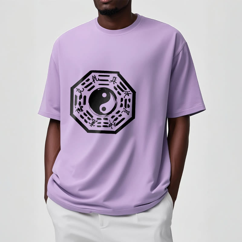 Buddha Stones Ba Gua Pattern Cotton Tee T-shirt - image 17
