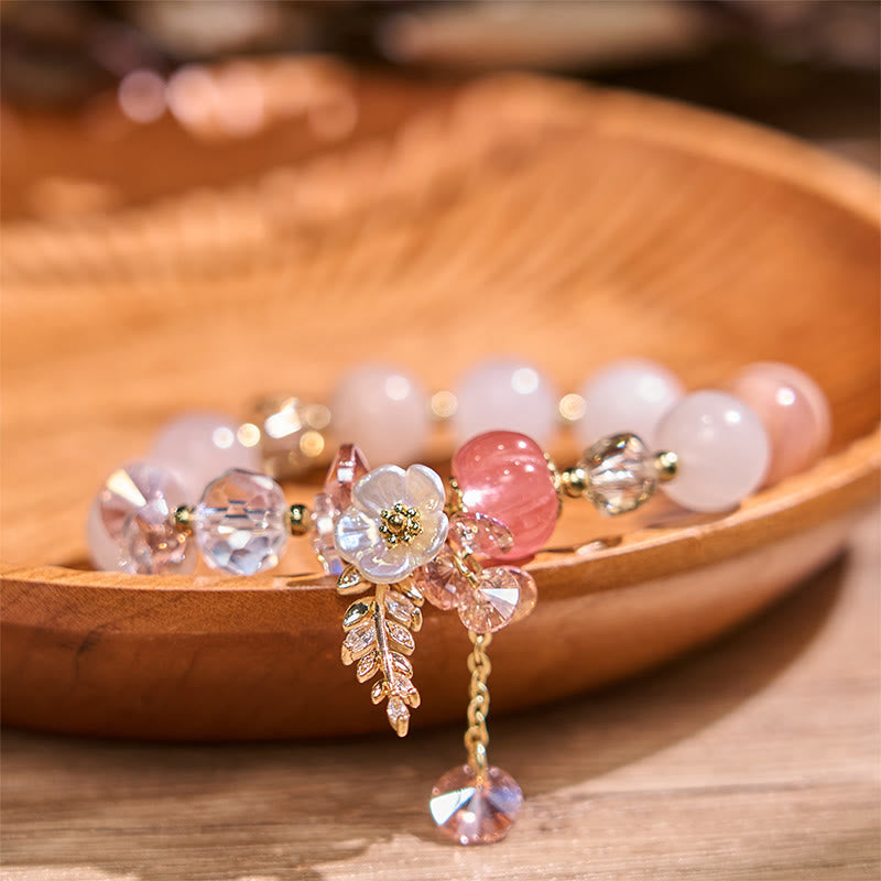 Buddha Stones Blue Crystal Amethyst Sun Stone Green Aventurine Healing Bracelet - image 2