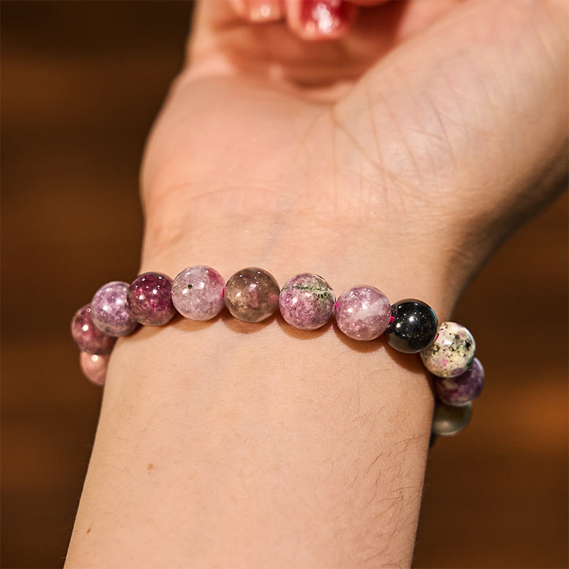 Buddha Stones Rainbow Tourmaline Positive Bracelet - image 5
