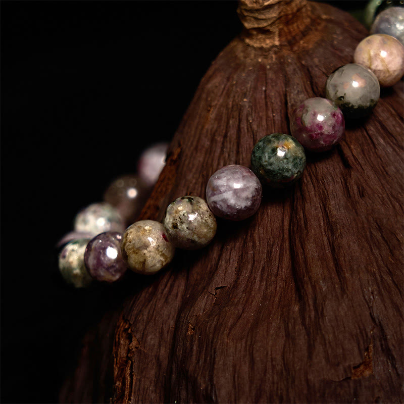 Buddha Stones Rainbow Tourmaline Positive Bracelet - image 2