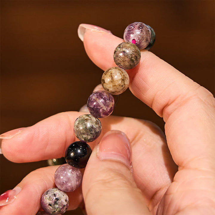 Buddha Stones Rainbow Tourmaline Positive Bracelet - image 6