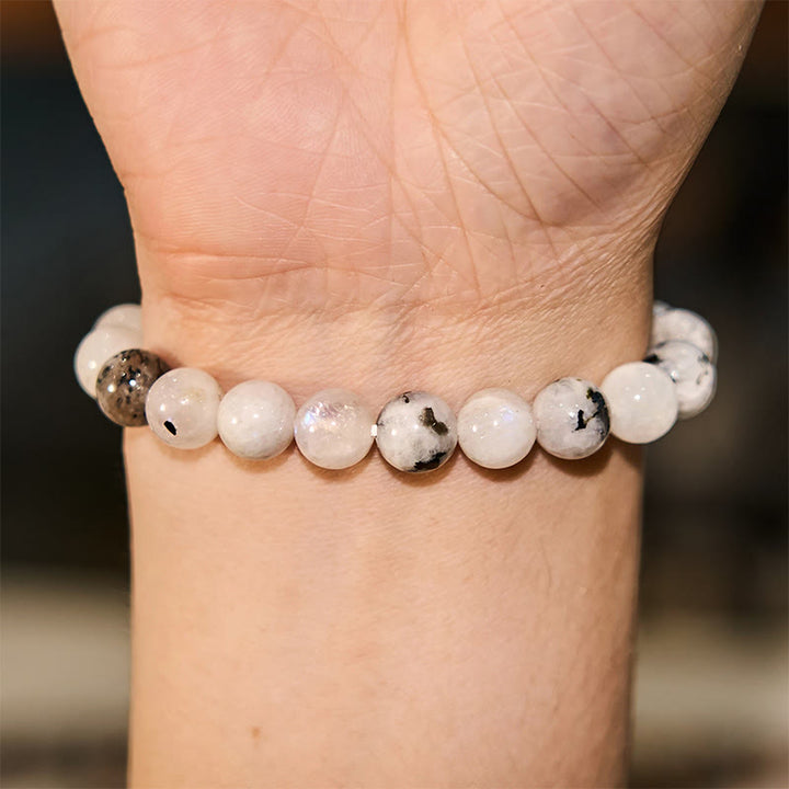 Buddha Stones Rainbow Moonstone Harmony Bracelet - image 5