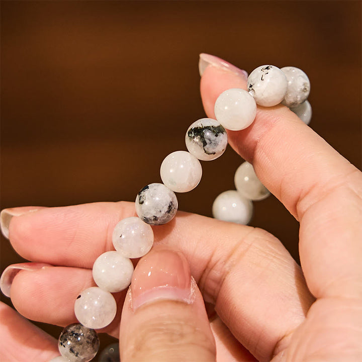 Buddha Stones Rainbow Moonstone Harmony Bracelet - image 6