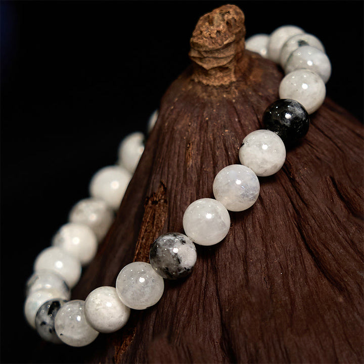 Buddha Stones Rainbow Moonstone Harmony Bracelet - image 2