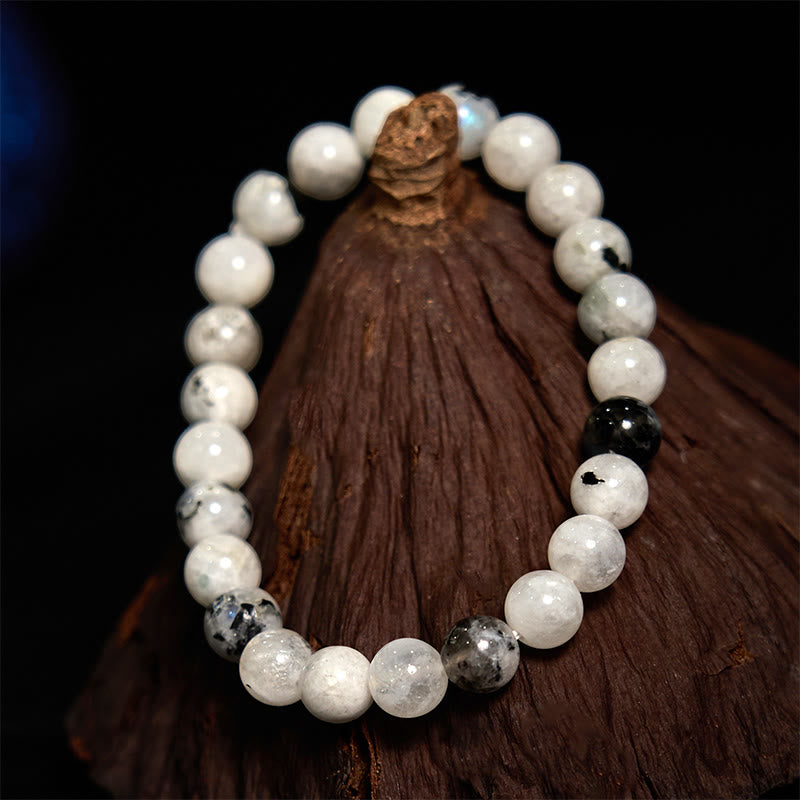 Buddha Stones Rainbow Moonstone Harmony Bracelet - image 3