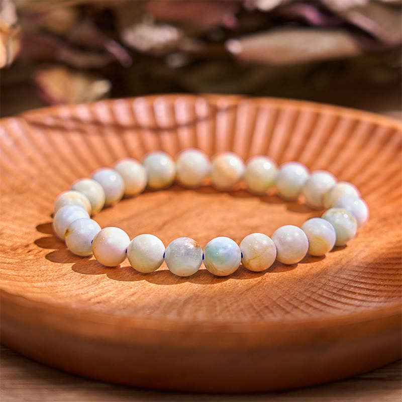 Buddha Stone Hemimorphite Calm Energy Bracelet - Hemimorphite(Wrist Circumference: 14-16cm) - image 0