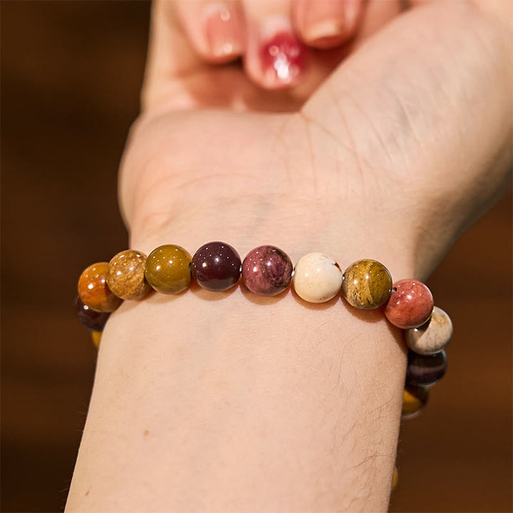 Buddha Stone Mookaite Emotional Growth Bracelet - image 5