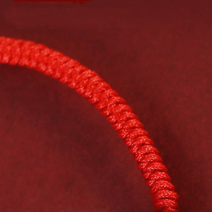 Buddha Stones Handmade Red Agate Chinese Zodiac Red String Braided Protection Bracelet - image 26