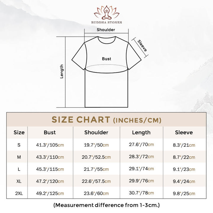 Buddha Stones Buddha Head Pattern Cotton Tee T-shirt - image 2