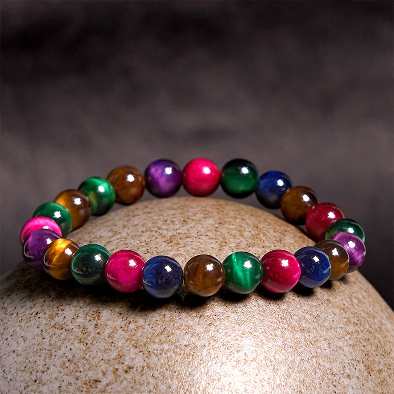 Buddha Stones Tiger Eye Resolve Courage Bracelet - image 11