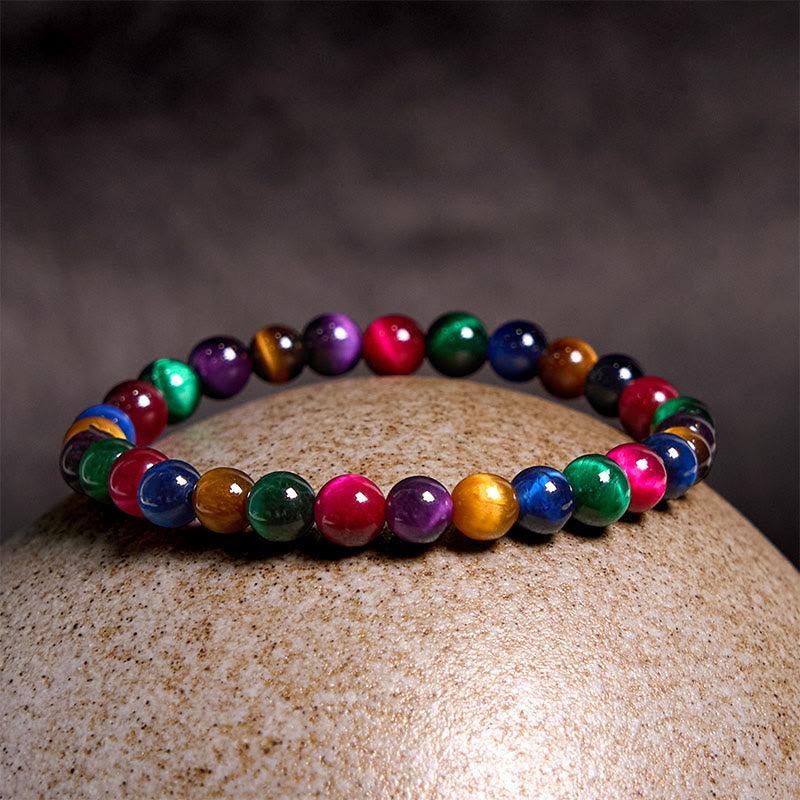 Buddha Stones Tiger Eye Resolve Courage Bracelet - image 2