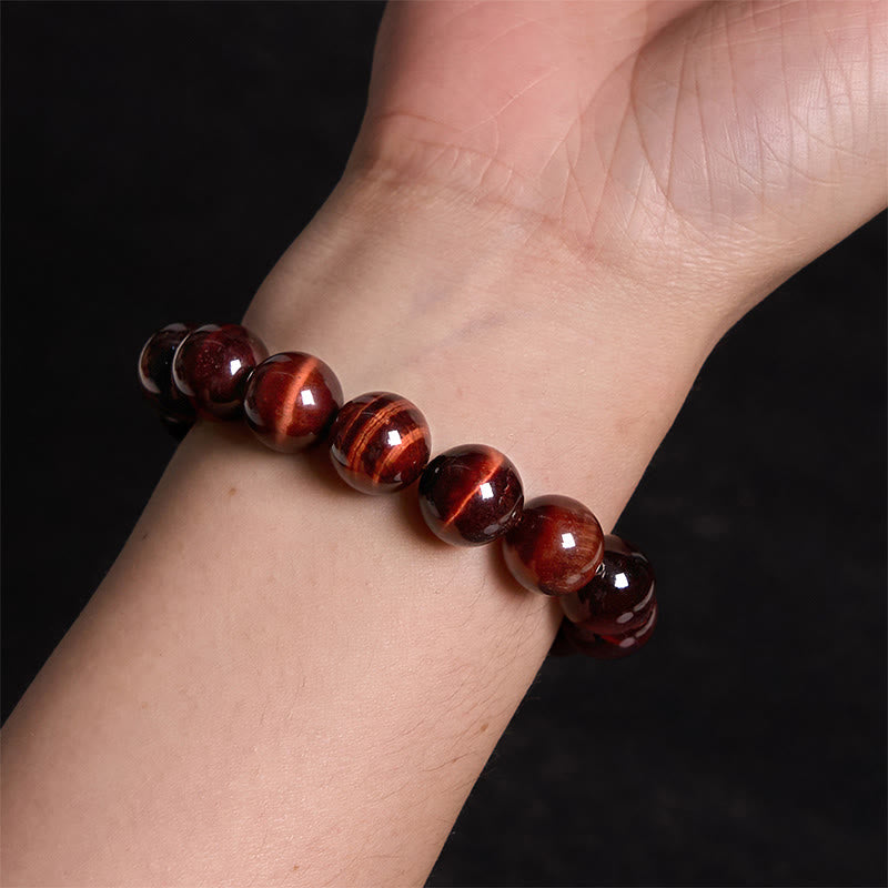 Buddha Stones Natural Tiger Eye Healing Bead Bracelet - image 19