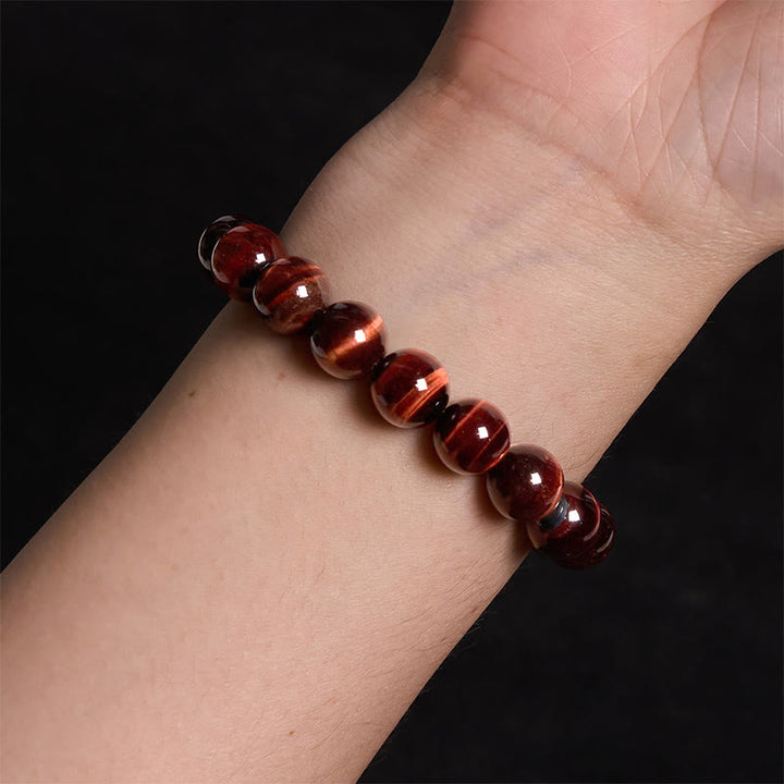 Buddha Stones Natural Tiger Eye Healing Bead Bracelet - image 12