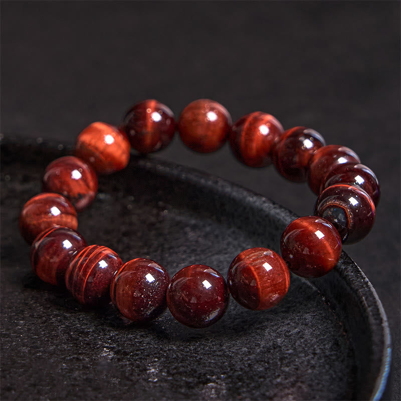 Buddha Stones Natural Tiger Eye Healing Bead Bracelet - image 17