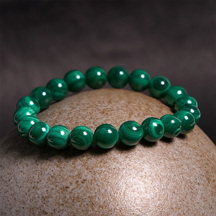 Buddha Stones Natural Malachite Protection Calmness Bracelet - image 2