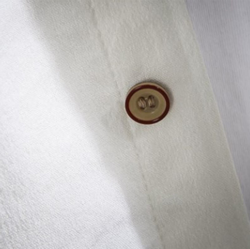 Buddha Stones Casual Solid Color Front Button Three Quarter Sleeves Men's Shirt - image 5