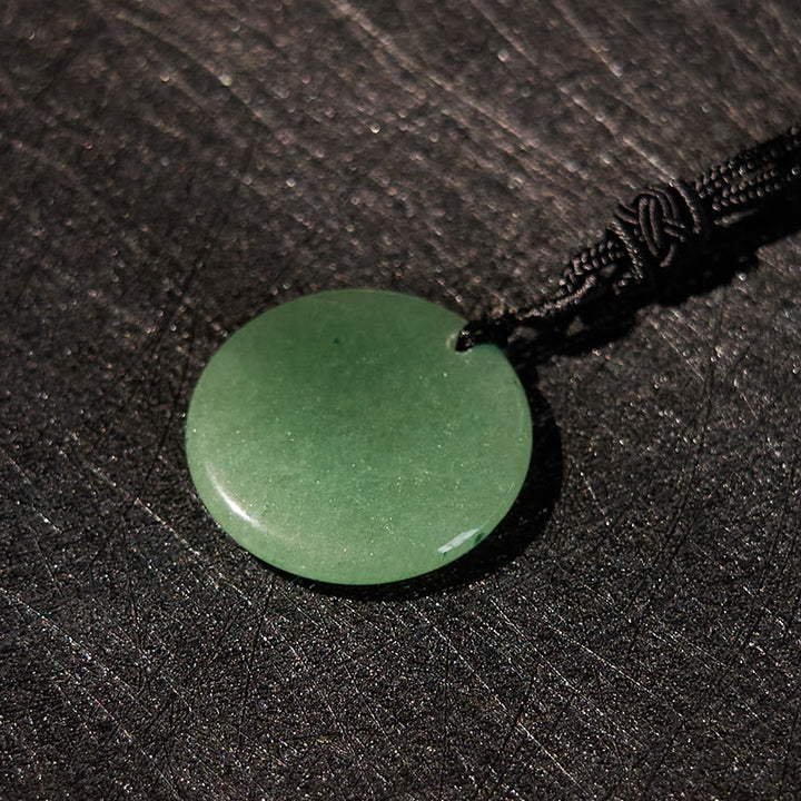 Buddha Stones Vajra Dorje Sanskrit Pattern Natural Various Crystal Black Obsidian Fulfilment Necklace Pendant - image 16