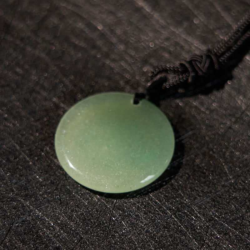 Buddha Stones Swastika Lotus Pattern Natural Various Crystal Black Obsidian Purification Necklace Pendant - image 17