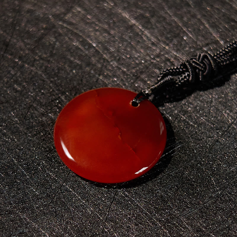 Buddha Stones Swastika Lotus Pattern Natural Various Crystal Black Obsidian Purification Necklace Pendant - image 29