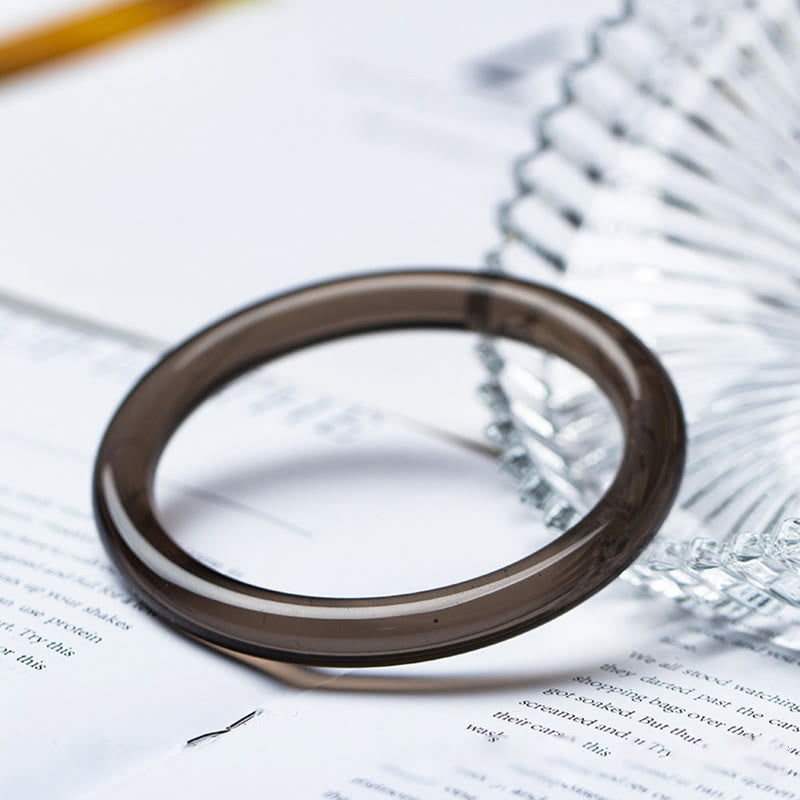 Buddha Stones lce Obsidian Courage Bracelet Bangle - image 3