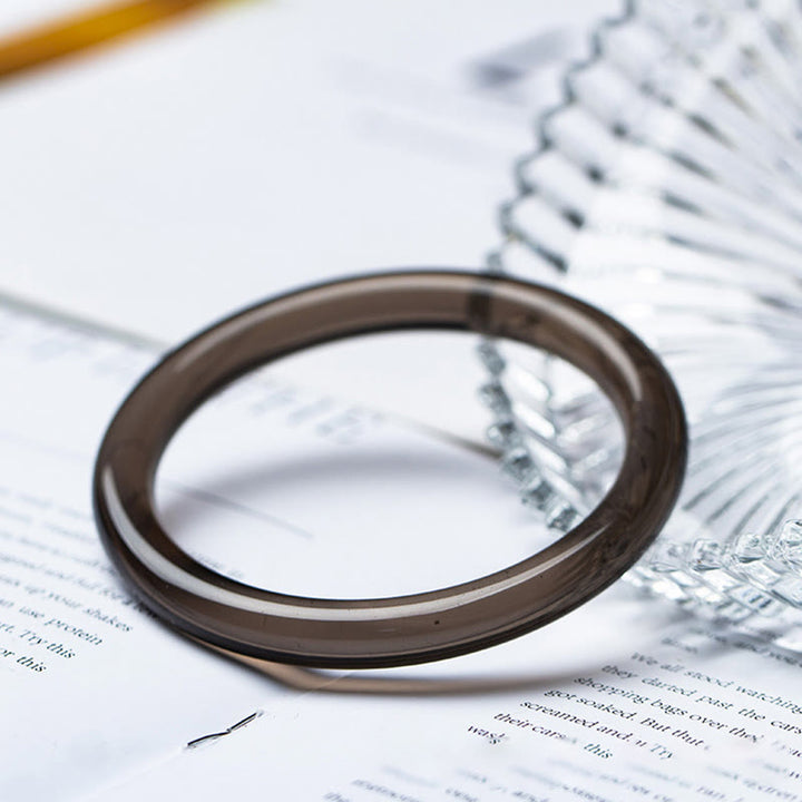 Buddha Stones lce Obsidian Courage Bracelet Bangle - image 3