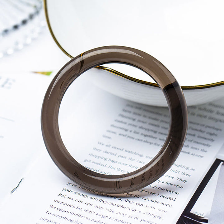 Buddha Stones lce Obsidian Courage Bracelet Bangle - image 2