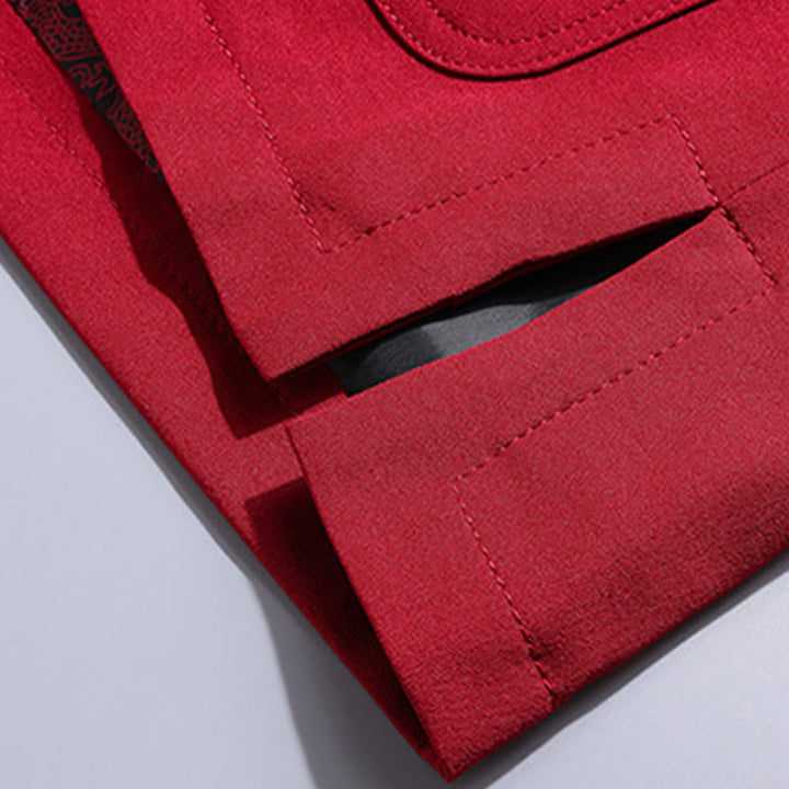 Buddha Stones Chinese New Year Embroidered Tang Suit Hanfu Traditional Uniform Long Sleeve Top Pants Clothing Men's Set - image 14