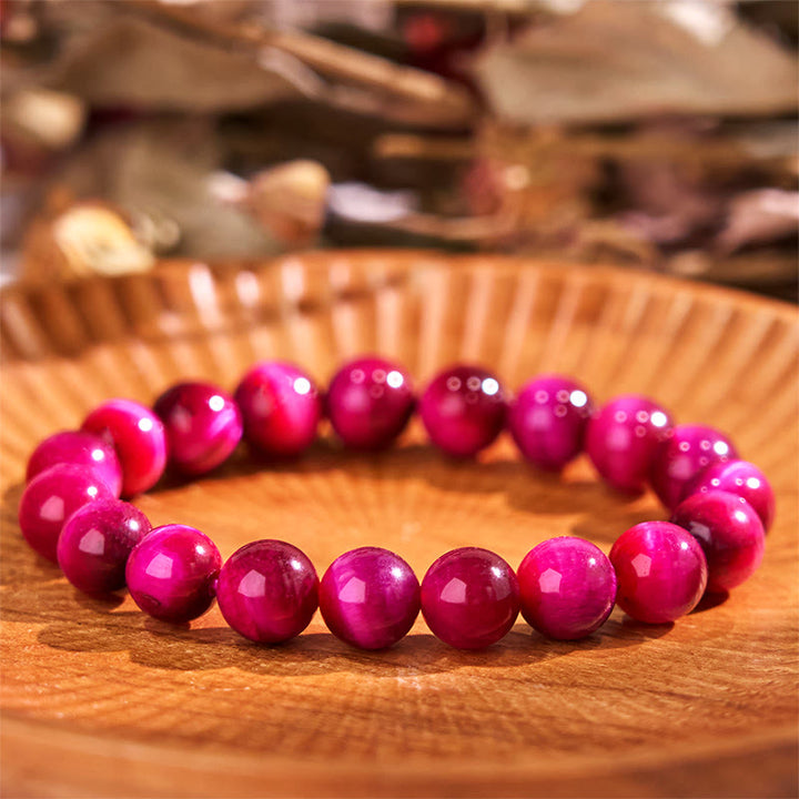 Buddha Stones Red Tiger Eye Calm Bracelet - image 3