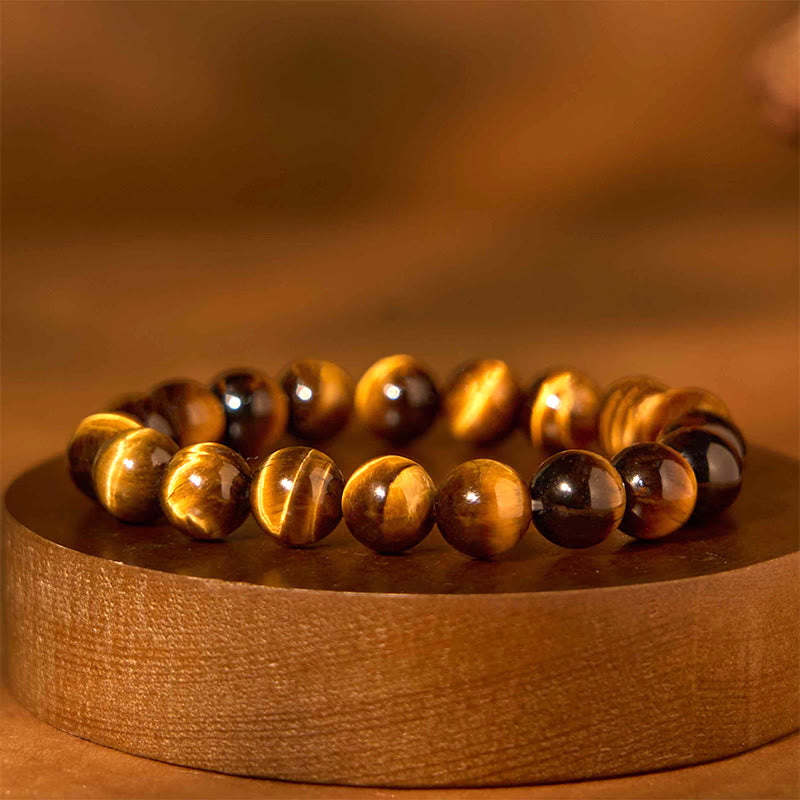 Buddha Stones Tiger Eye Strength Bracelet - image 3