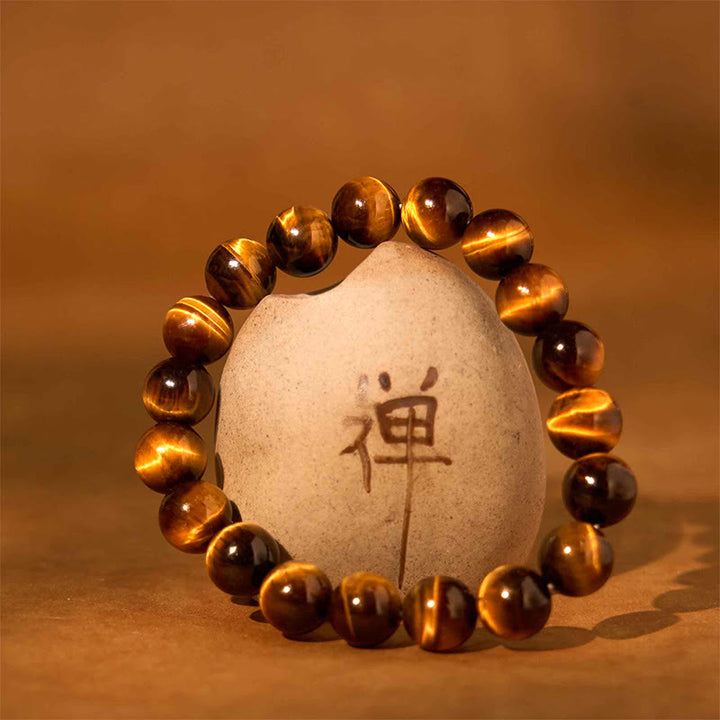 Buddha Stones Tiger Eye Strength Bracelet - image 4