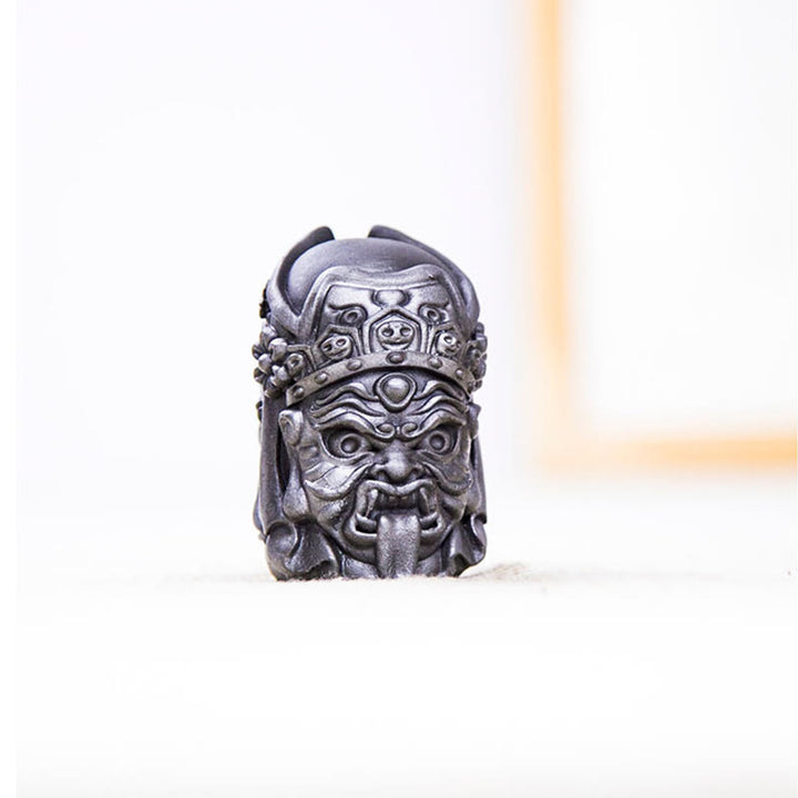 Buddha Stones Handmade Zakiram Iron Powder Rust Cast Resin Statue Zen Home Decoration - image 23