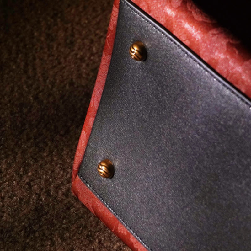 Buddha Stones Plum Flower Bamboo Branches Embroidery Tassel Xiangyunsha Silk Shoulder Bag Hangbags - image 20