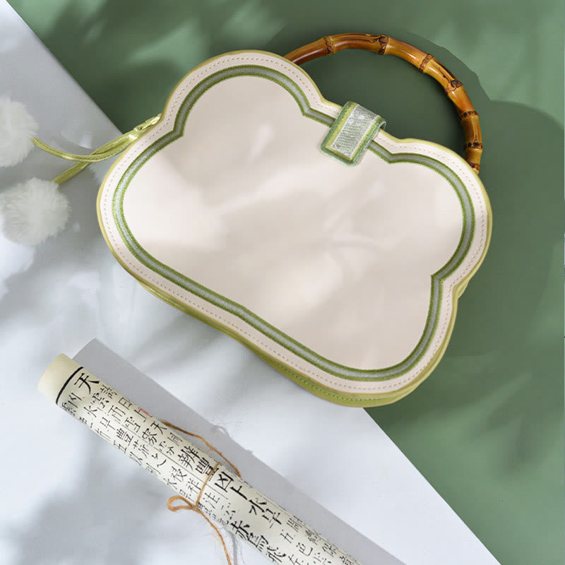 Buddha Stones Panda Bamboo Embroidery Pearl Chain Chinese Knot Tassel Crossbody Bag Handbags - image 4