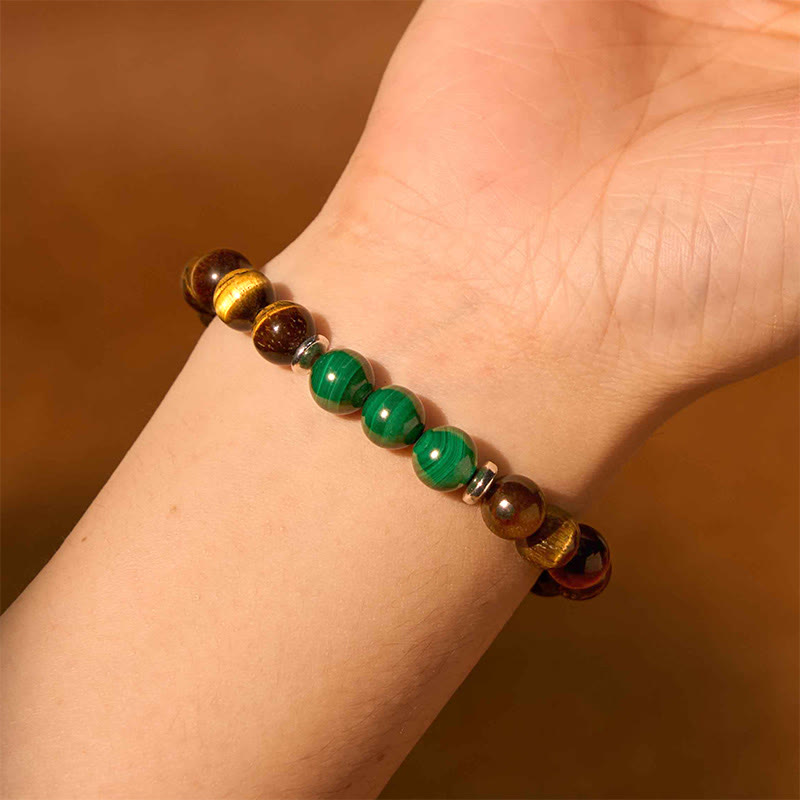 Buddha Stones Tiger Eye Green Tiger Eye Courage Bracelet - image 2