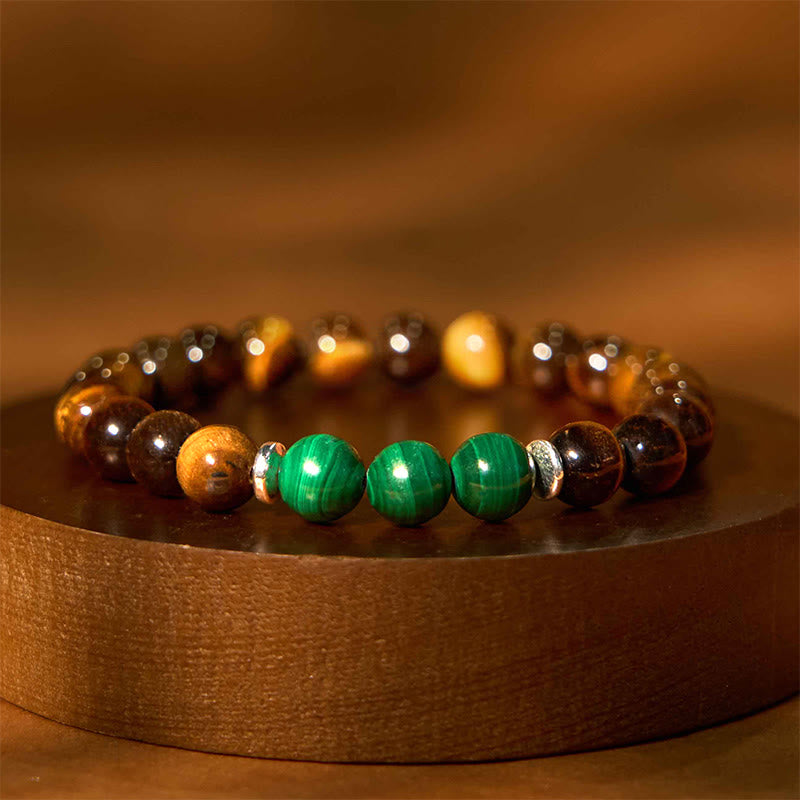 Buddha Stones Tiger Eye Green Tiger Eye Courage Bracelet - image 3
