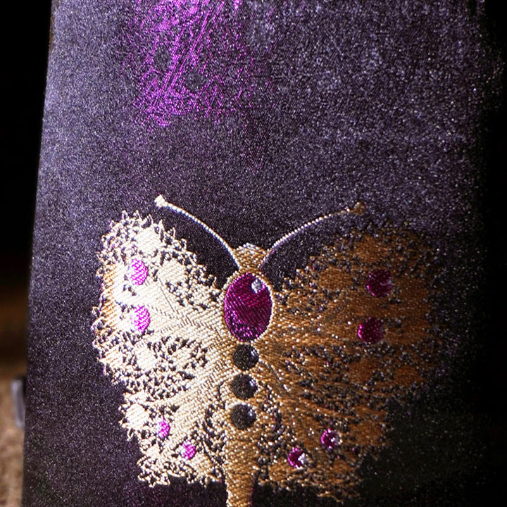 Buddha Stones Butterfly Song Brocade Crossbody Bag Shoudler Bag - image 7