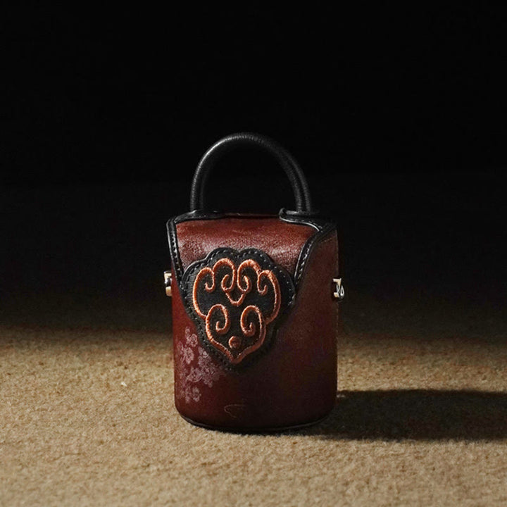 Buddha Stones Auspicious Clouds Butterfly Flowers Xiangyunsha Silk Crossbody Bag Hangbags - image 2