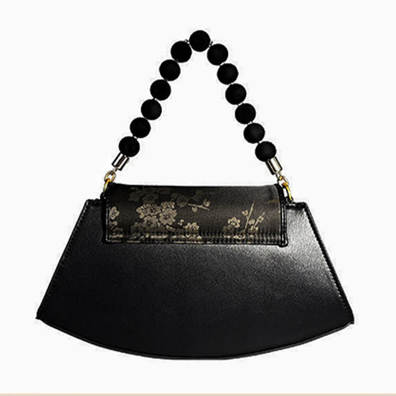 Buddha Stones Plum Bamboo Bead Chain Xiangyunsha Silk Crossbody Bag Shoulder Bag  - image 6